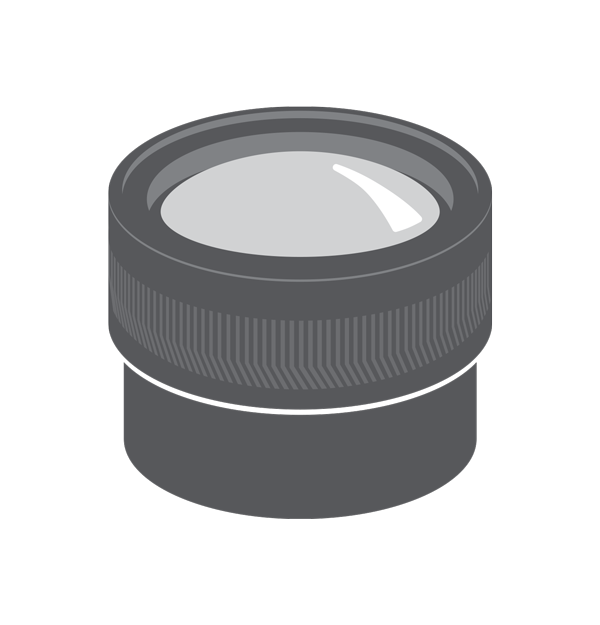 1x Mikroskop, 3-5 μm, f/2,5 MWIR FPO manuelles Objektivbajonett (4214995)