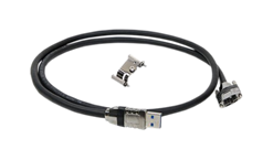 USB 3.1-Kabel mit Fixierung (Metallgussverbinder)