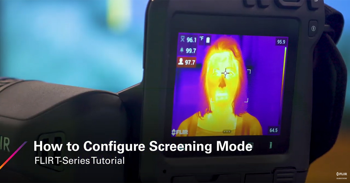 So konfigurieren Sie den Screening-Modus auf der T-Serie von FLIR | Erhöhte Hauttemperatur